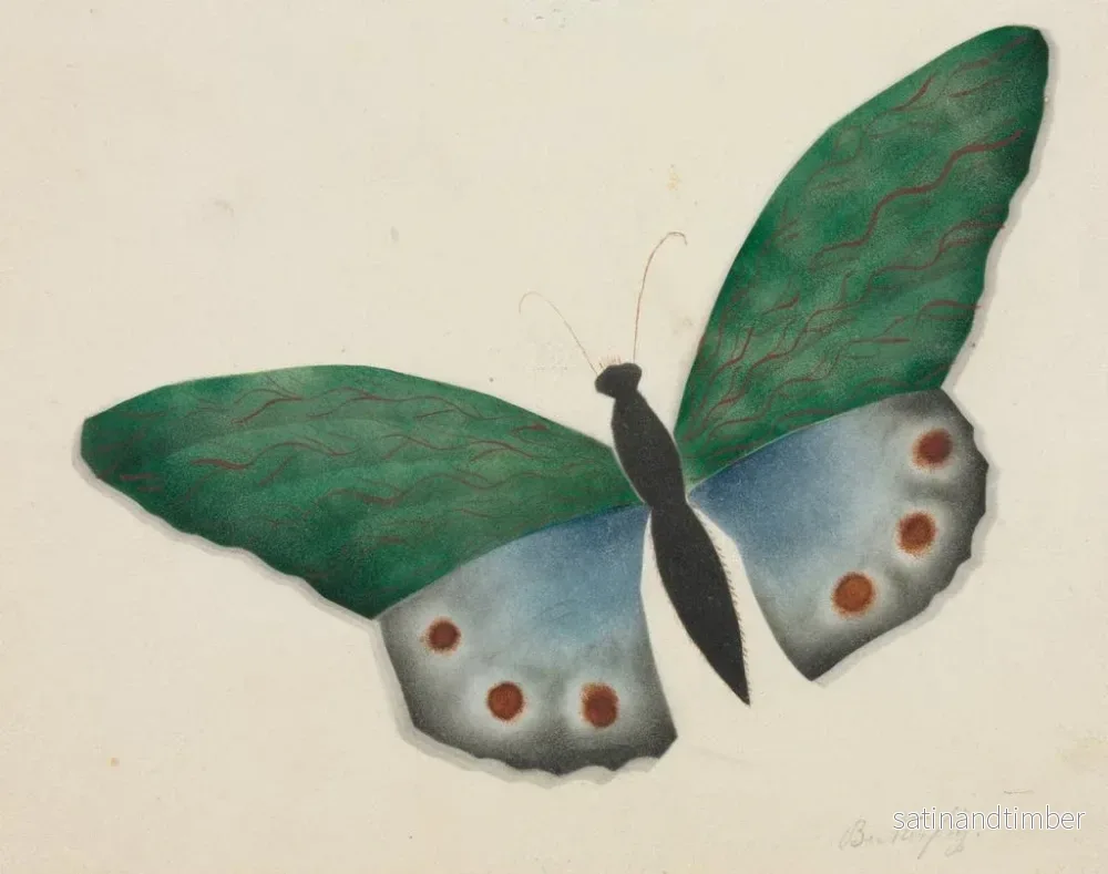 Reproduktion av målningen Papillon - Mary Altha Nims - Bild 2