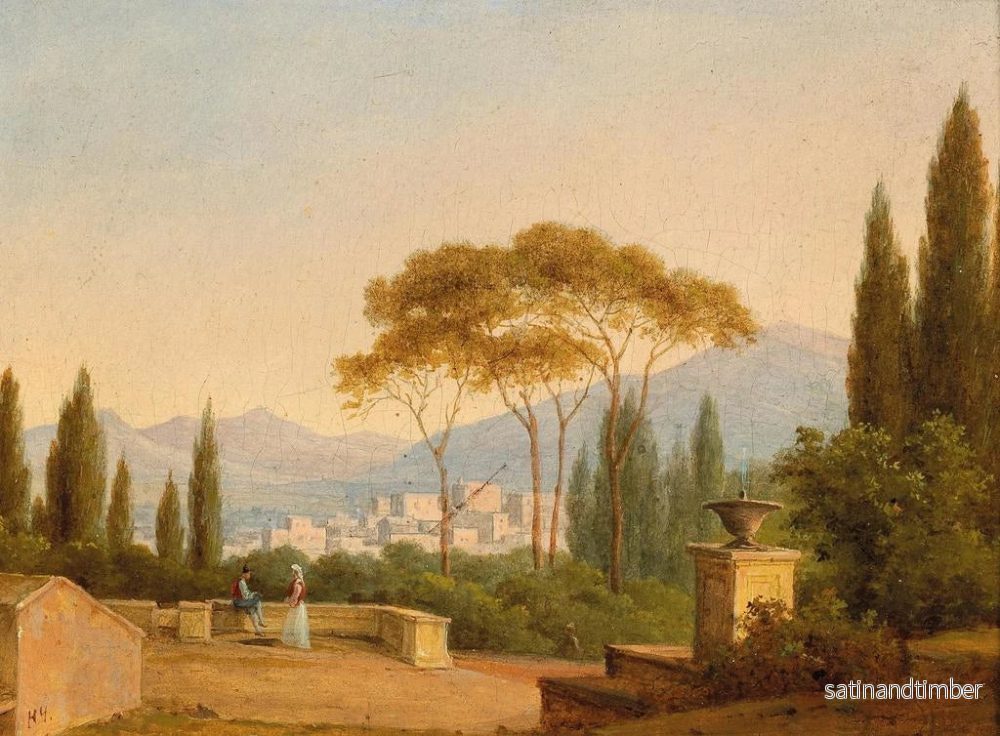 Reproduktion av målningen Villa d'Este i Tivoli - Nikanor Grigorevich Tschernezoff - Bild 2