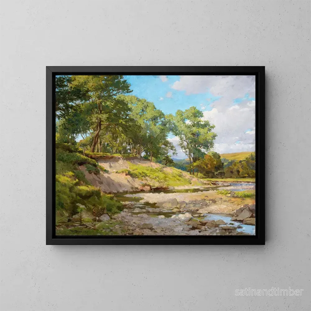 Reproduktion av målningen Le parc aux cerfs de Powerscourt – Dermod O’Brien Reproduktion av målningen Le parc aux cerfs de Powerscourt – Dermod O’Brien