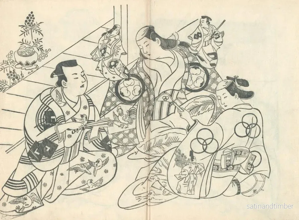 Reproduktion av målningen Yakusha ezukushi Pl3 - Okumura Masanobu - Bild 2