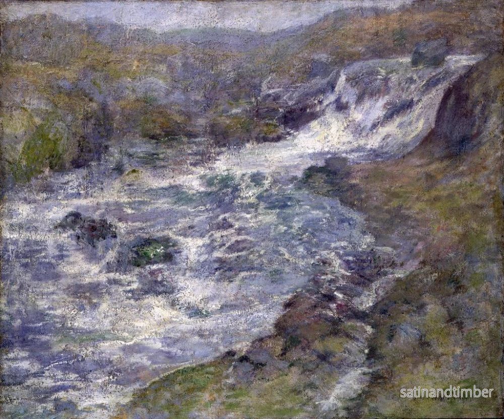 Reproduktion av målningen Le Torrent - John Henry Twachtman - Bild 2