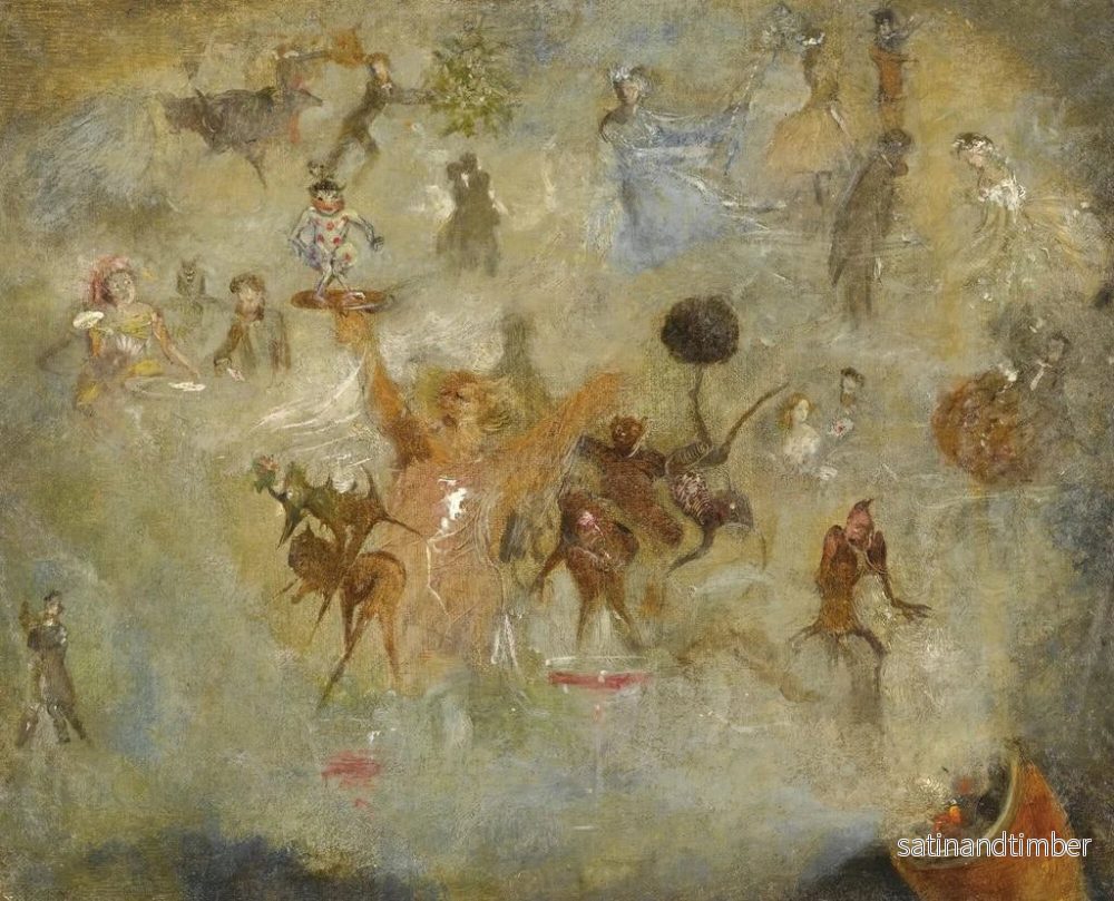 Reproduktion av målningen Le rêve de la pipe - John Anster Fitzgerald - Bild 2