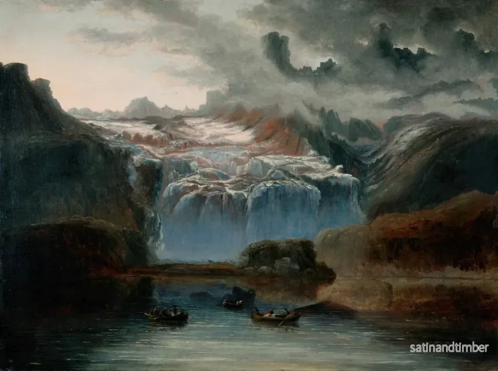 Reproduktion av målningen Le glacier de Jostedalsbreen - Peder Balke - Bild 2