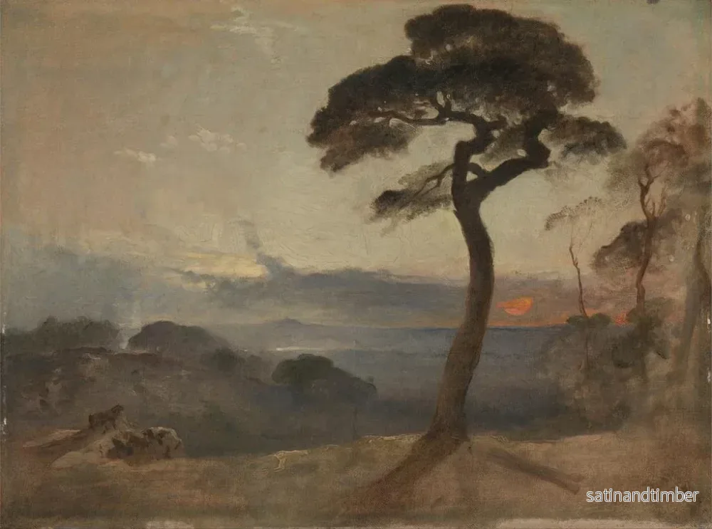 Reproduktion av målningen Coucher de soleil sur Hampstead Heath - Francis Danby - Bild 2