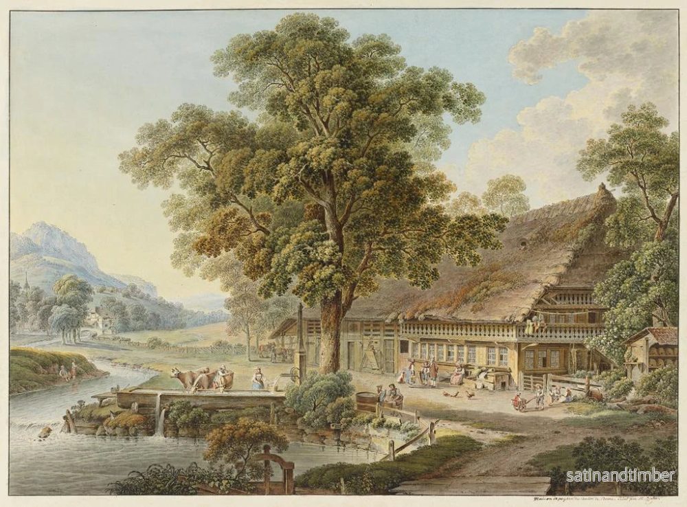 Reproduktion av målningen av Berns kantons bondgård - Heinrich Rieter - Bild 2