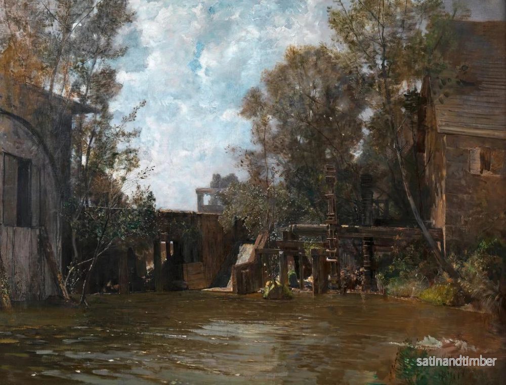 Reproduktion av målningen Mühle à Plankenberg - Emil Jakob Schindler - Bild 2