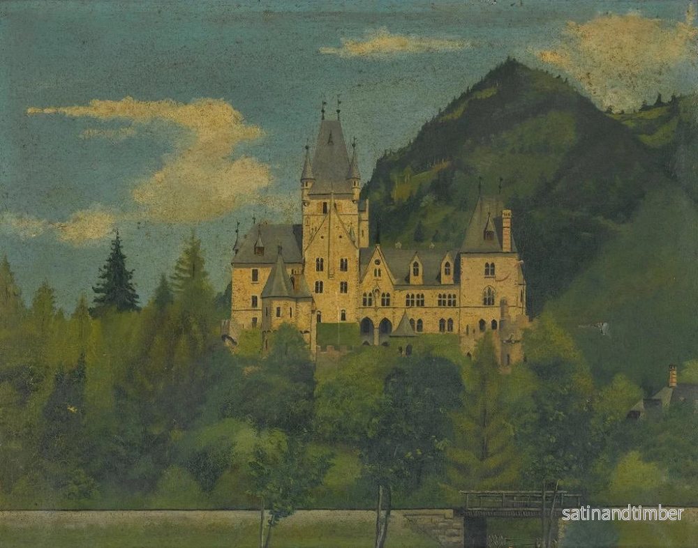 Reproduktion av målningen av Château de Fischhorn nära Zell am See - Lorenz Duregger - Bild 2