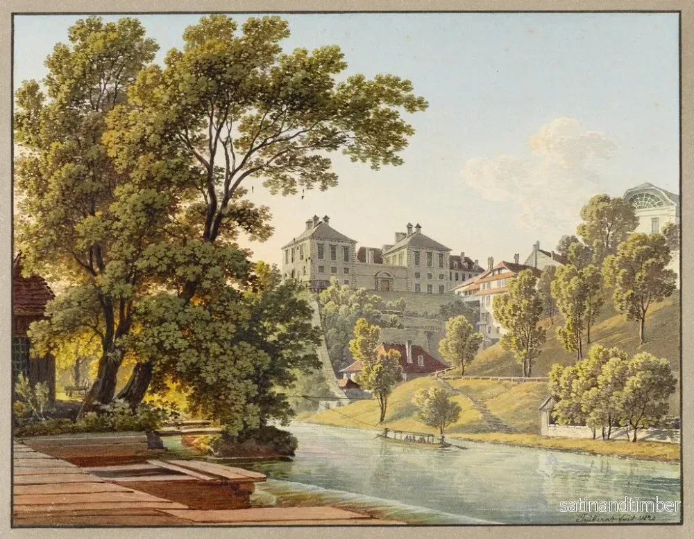 Reproduktion av målningen Schanz i Bern - Jacques Henri Juillerat - Bild 2