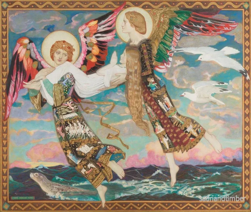 Reproduktion av målningen av Sainte Brigitte - John Duncan - Bild 2