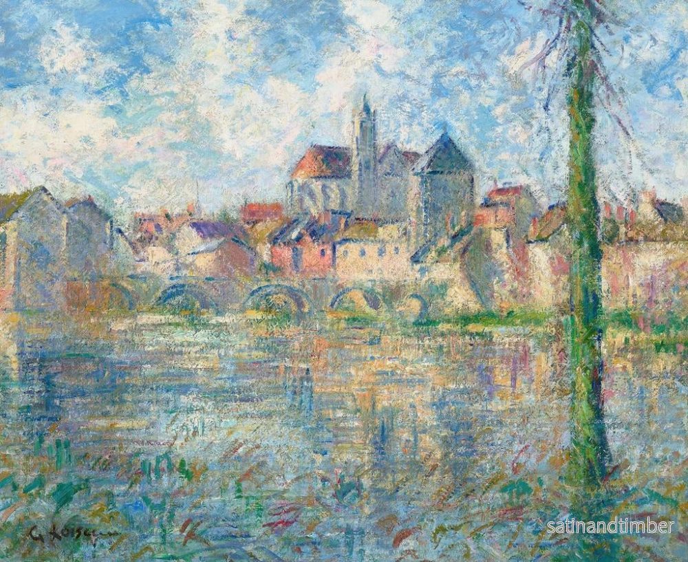 Reproduktion av målningen Moret-sur-Loing - Gustave Loiseau - Bild 2
