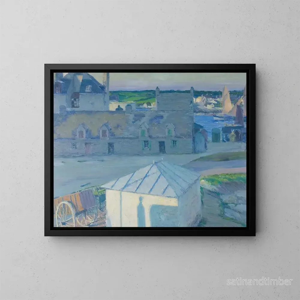 Reproduktion av målningen Le port de Concarneau - Max Kurzweil