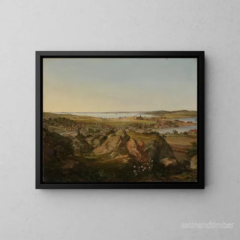 Reproduktion av målningen Vue de la mousse - Jacob Coning