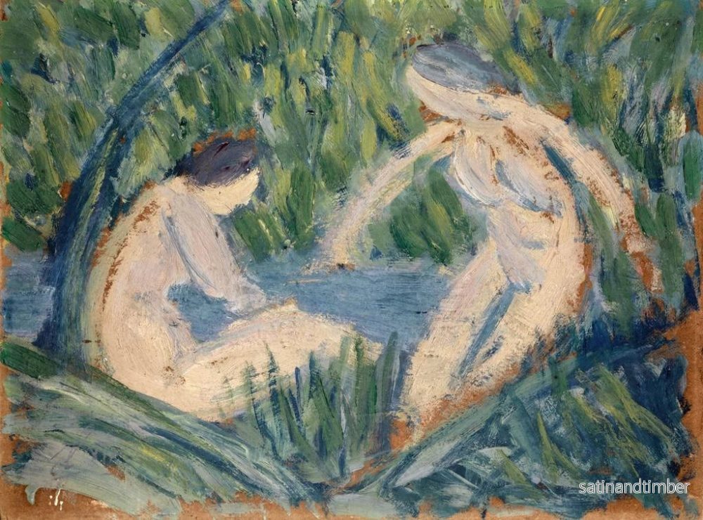 Reproduktion av målningen Bad - Ernst Schiess - Bild 2