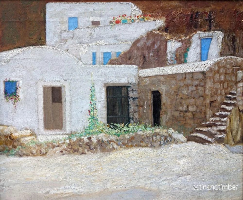 Reproduktion av målningen Les portes bleues de Ponza - Hermann Urban - Bild 2