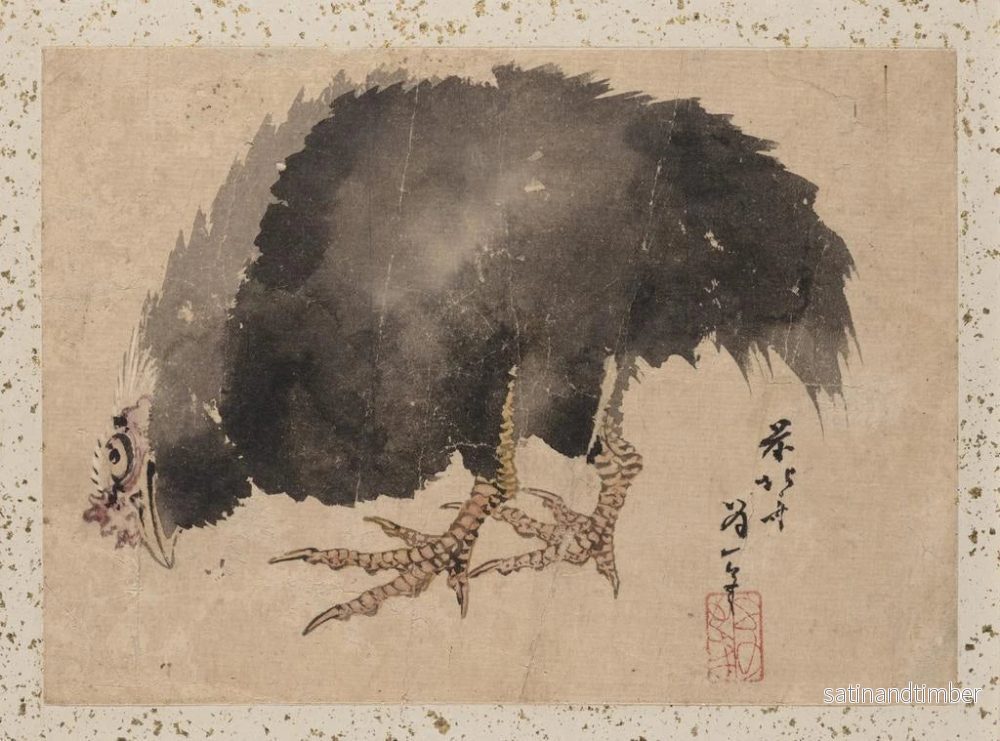 Reproduktion av målningen Album med skissbok av Katsushika Hokusai och hans lärjungar Pl45 - Katsushika Hokusai - Bild 2