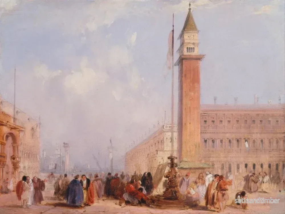 Reproduktion av målningen La Piazzetta de Venise - Edward Pritchett - Bild 2
