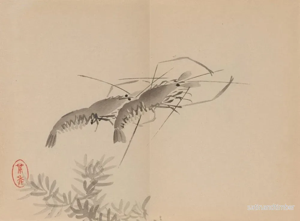 Reproduktion av målningen Keinen shugajō Pl. 51 - Imao Keinen - Bild 2