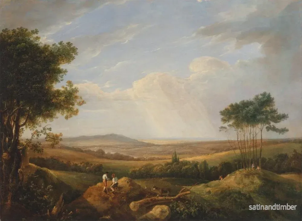 Reproduktion av målningen Landskap med figurer - Thomas Hastings - Bild 2