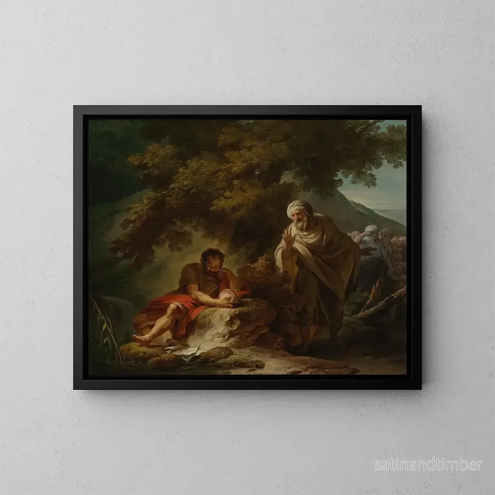 Reproduktion av målningen Démocrite bland Abderiterna – François-André Vincent Reproduktion av målningen Démocrite bland Abderiterna – François-André Vincent