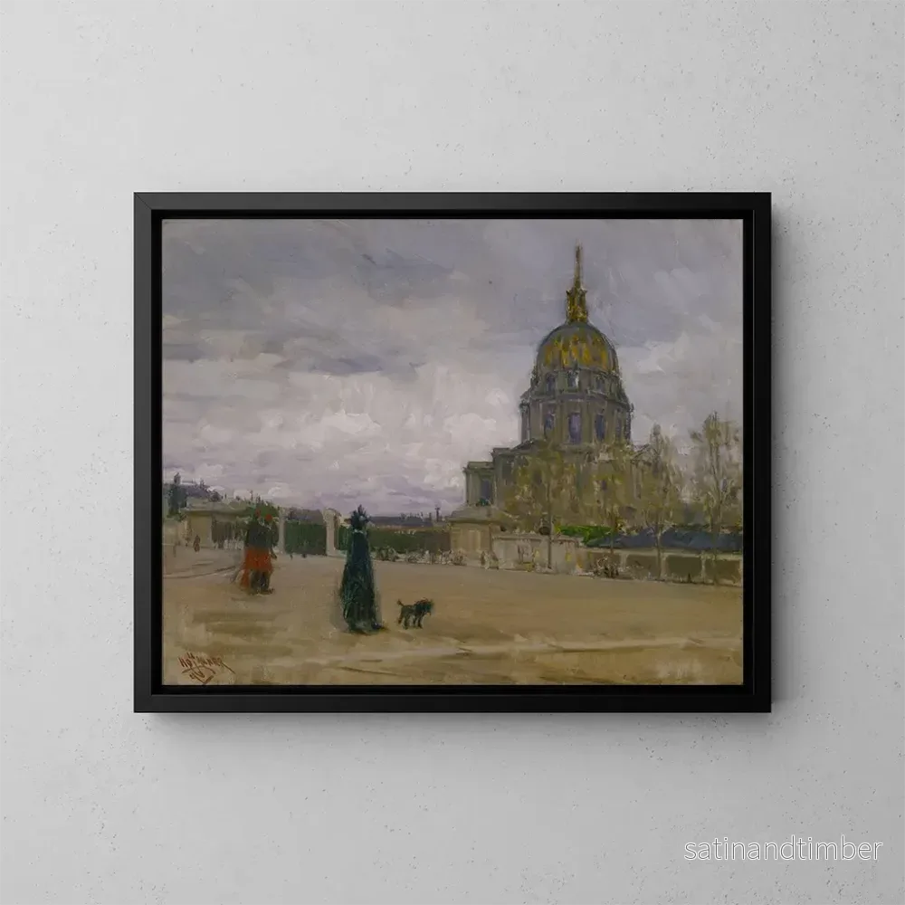 Reproduktion av målningen Les Invalides à Paris - Henry Ossawa Tanner