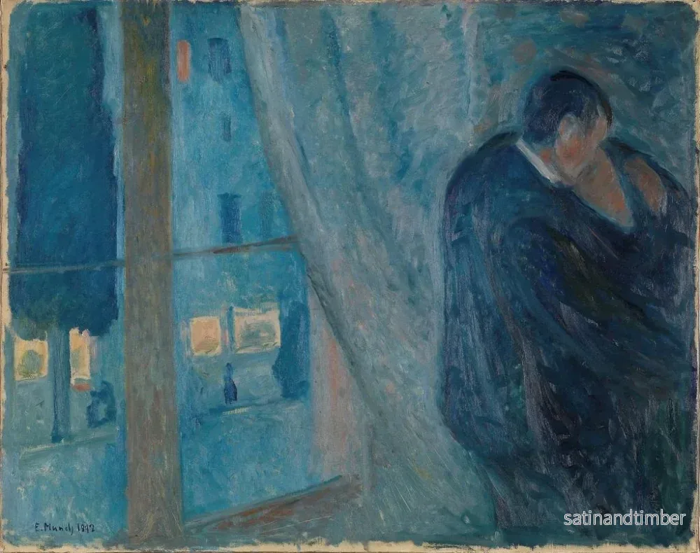 Reproduktion av målningen Le Baiser - Edvard Munch - Bild 2