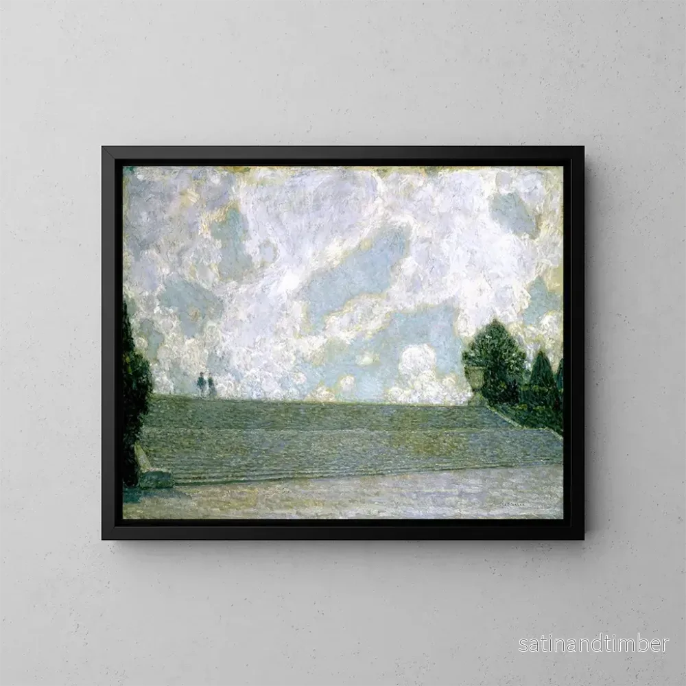 Reproduktion av målningen Les Marches du Palais de Versailles - Henri Le Sidaner