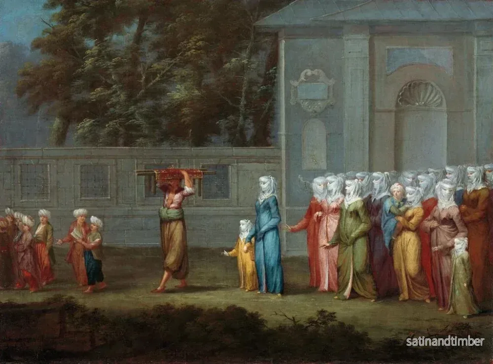 Reproduktion av målningen Le premier jour d'école - Jean-Baptiste Vanmour - Bild 2