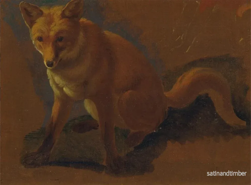 Reproduktion av målningen Studie av en räv - Jacques-Laurent Agasse - Bild 2