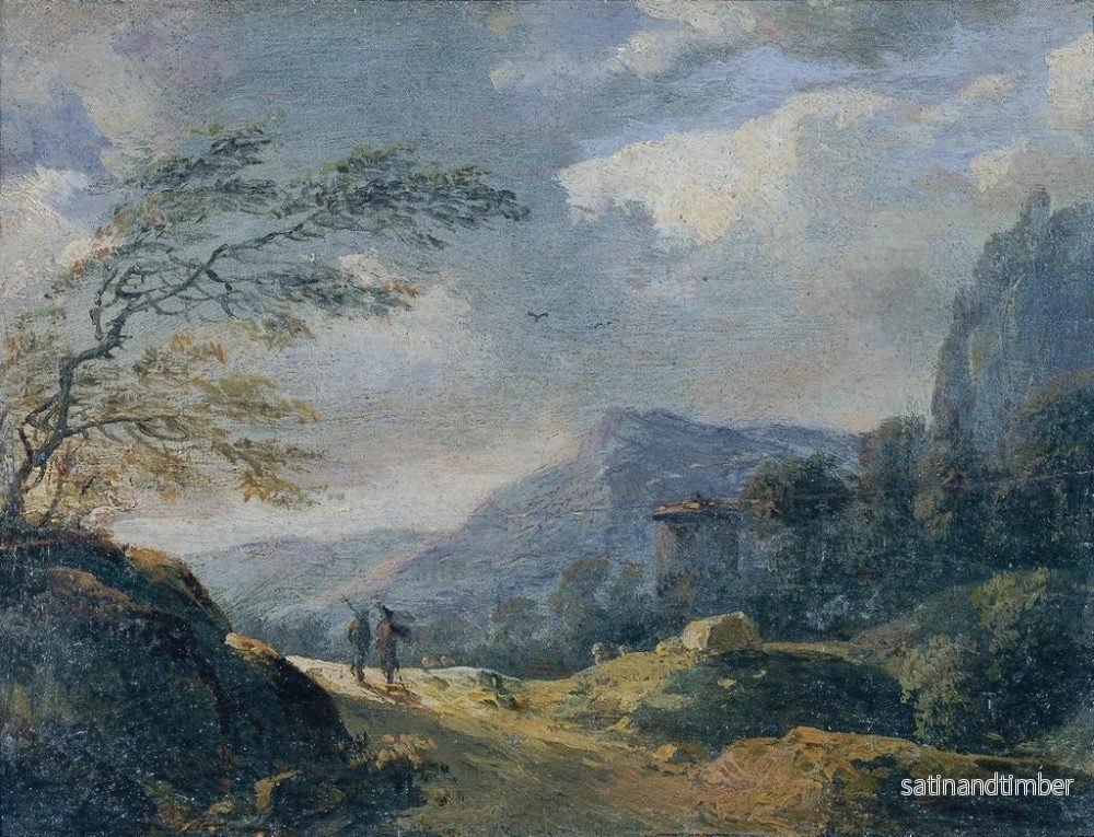 Reproduktion av målningen Litet bergslandskap - Johann Christian Brand - Bild 2