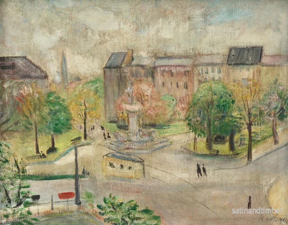 Reproduktion av målningen Place Ltzow - Rudolf Grossmann - Bild 2
