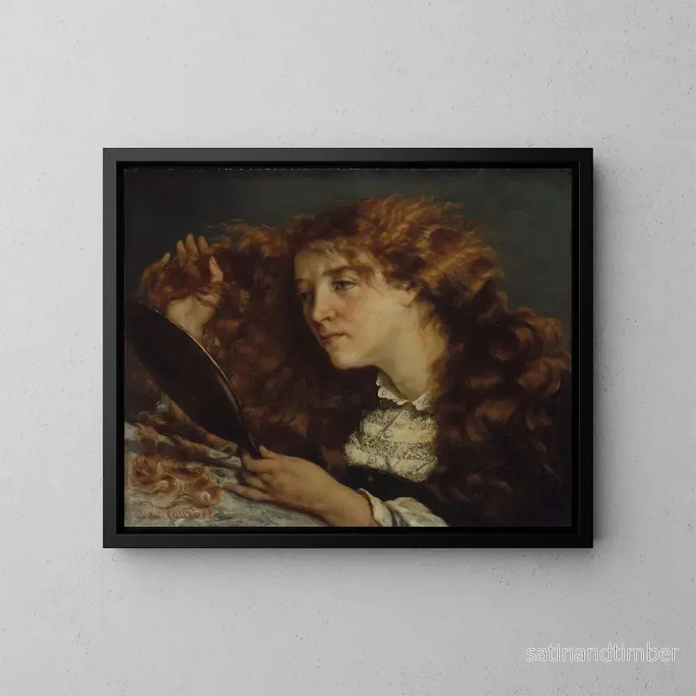Reproduktion av målningen La Belle Irlandaise - Gustave Courbet