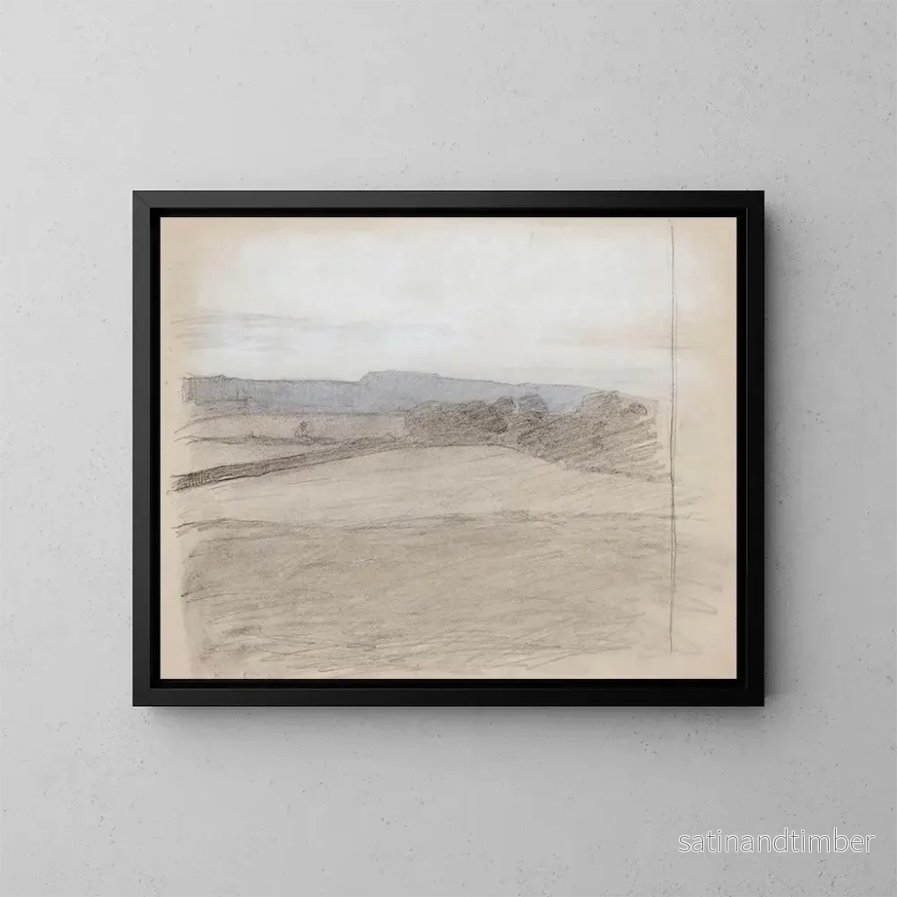 Reproduktion av målningen Skiss av hus - Magnus Enckell
