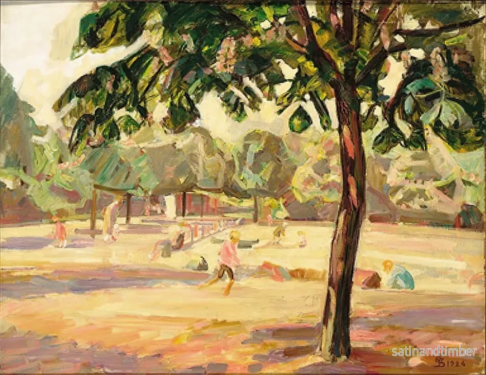 Reproduktion av målningen Legend Brn I Flledparken - Fritz Syberg - Bild 2