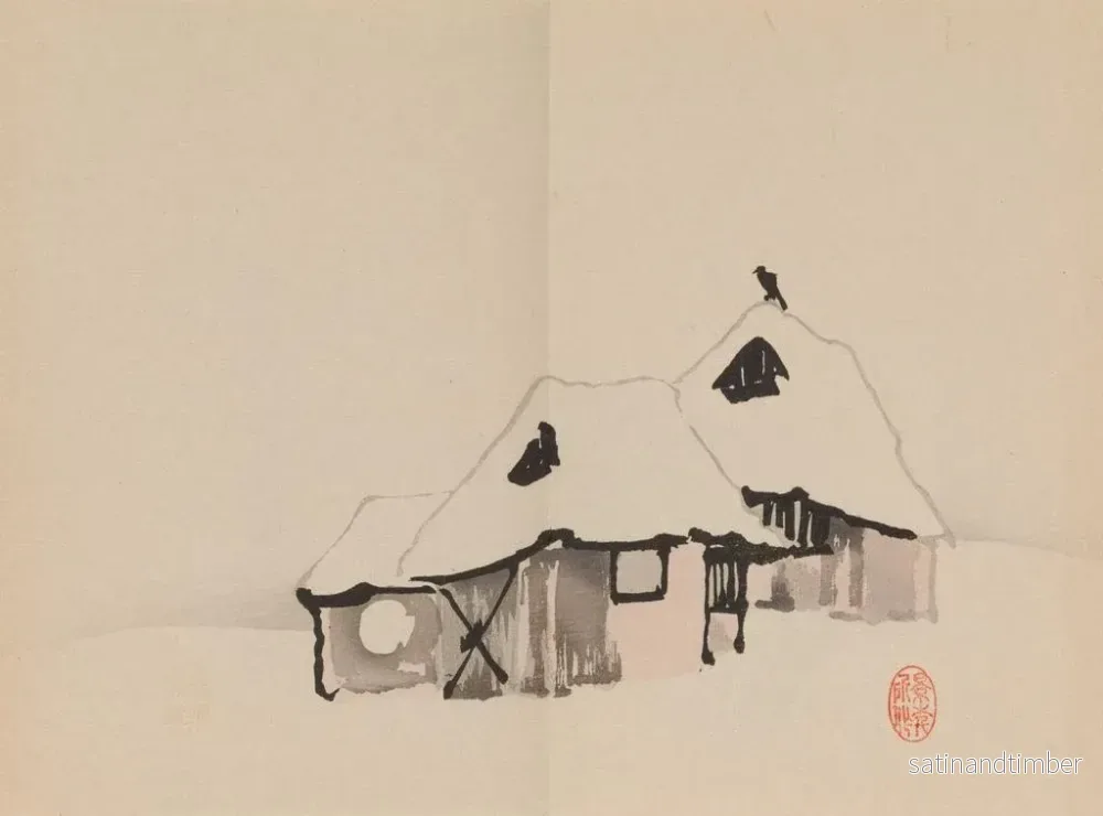 Reproduktion av målningen Keinen shugajō Pl72 - Imao Keinen - Bild 2