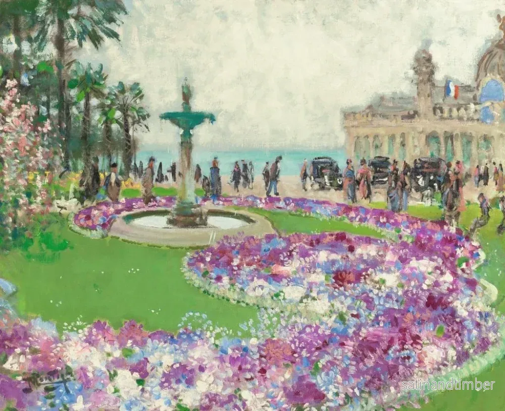 Reproduktion av målningen Le Casino - Pierre-Eugène Montzin - Bild 2
