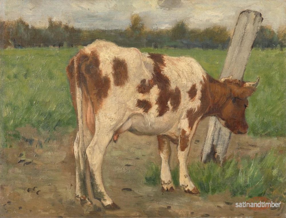 Reproduktion av målningen Vache - Geo Poggenbeek - Bild 2