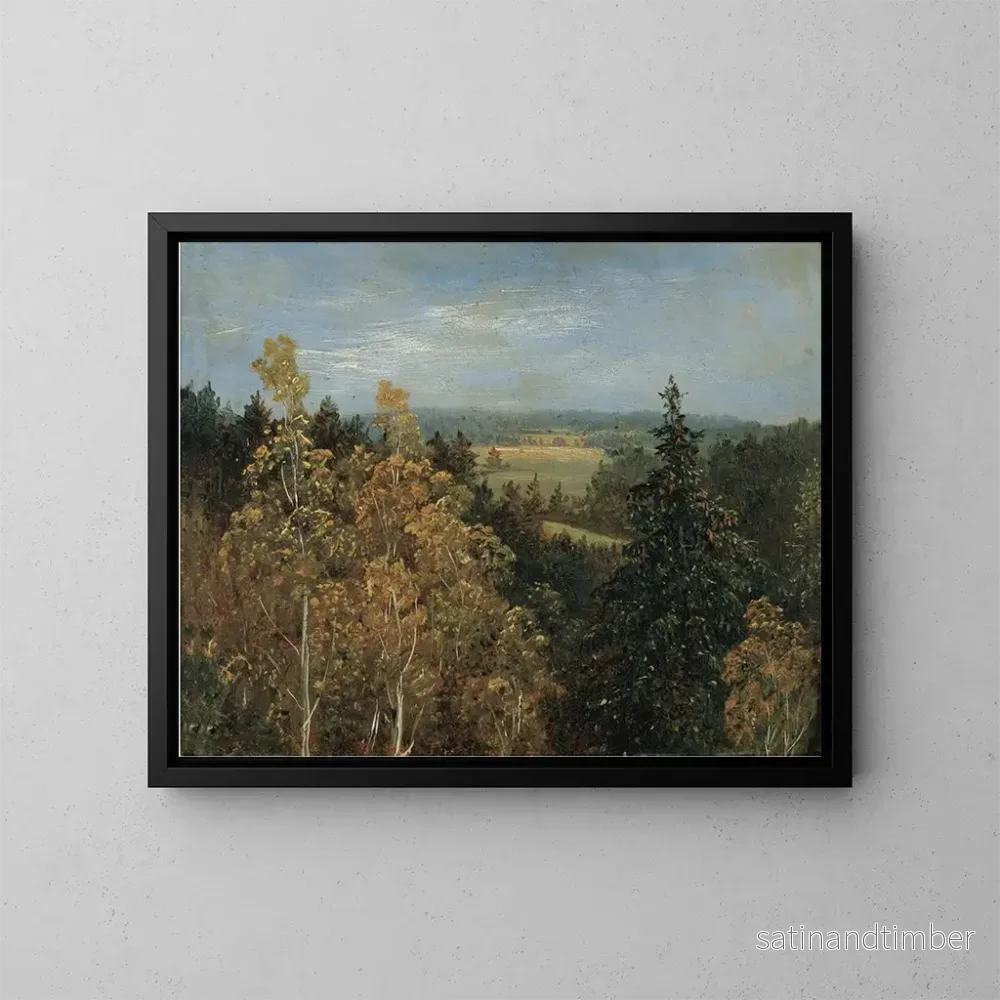 Reproduktion av målningen Landskapsbild med skog - Carl Gustav Carus