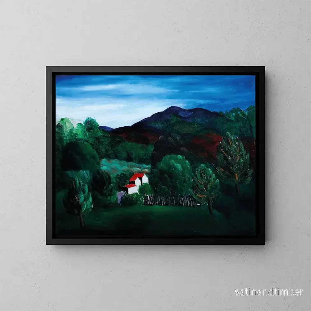 Reproduktion av målningen Landskap provençale - Moïse Kisling
