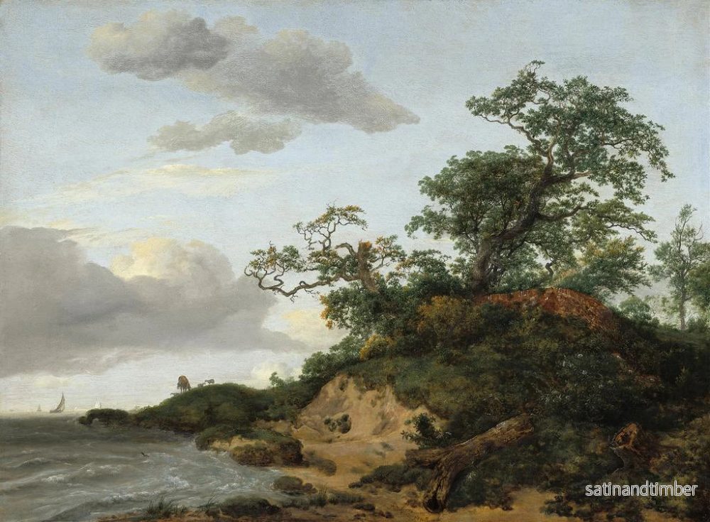 Reproduktion av målningen Dunes vid havet - Jacob van Ruisdael - Bild 2