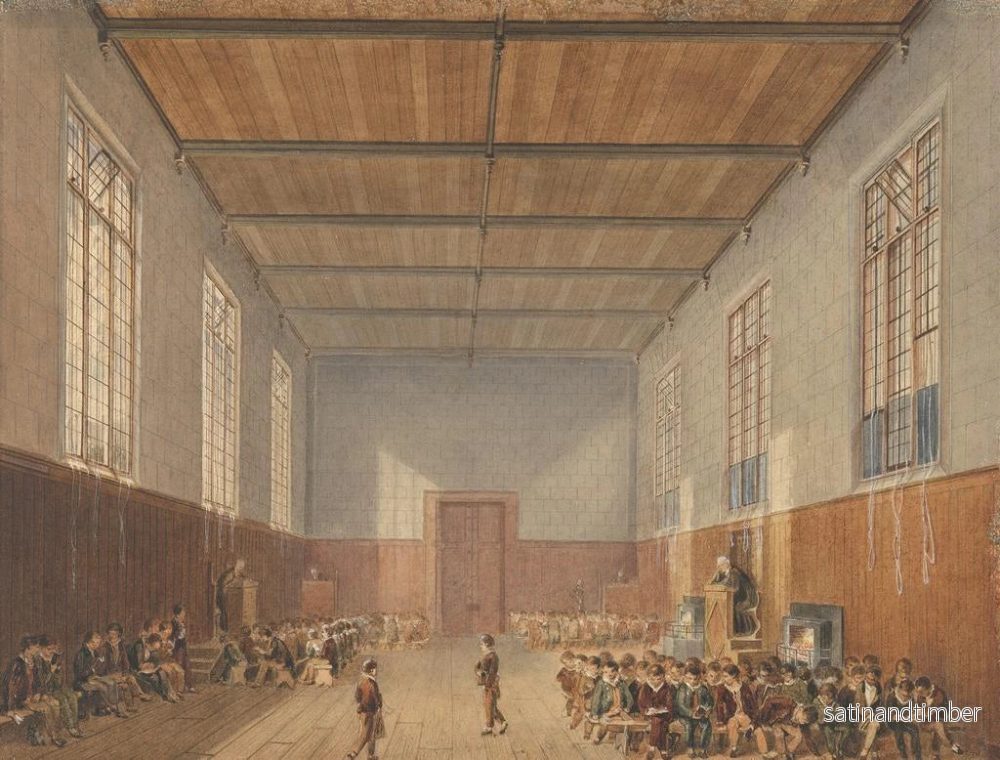 Reproduktion av målningen Le hall de l'école de rugby - John Gendall - Bild 2