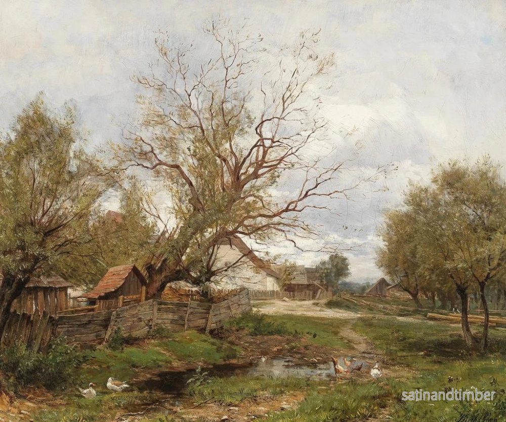 Reproduktion av målningen Idylle - Ernestine von Kirchsberg - Bild 2