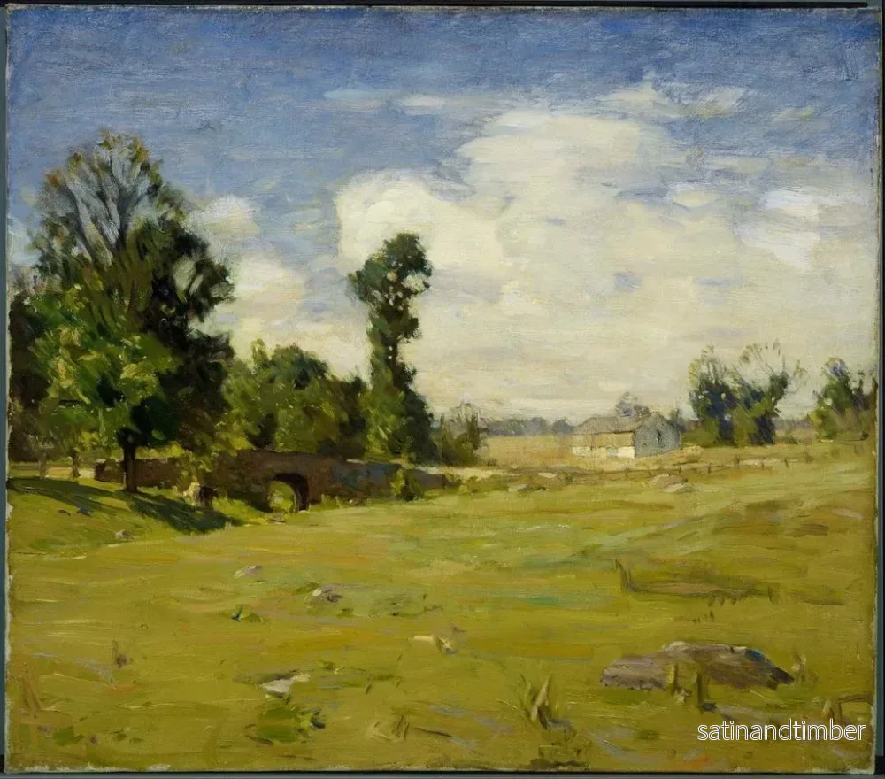 Reproduktion av målningen Pont d'Élysée - William Langson Lathrop - Bild 2