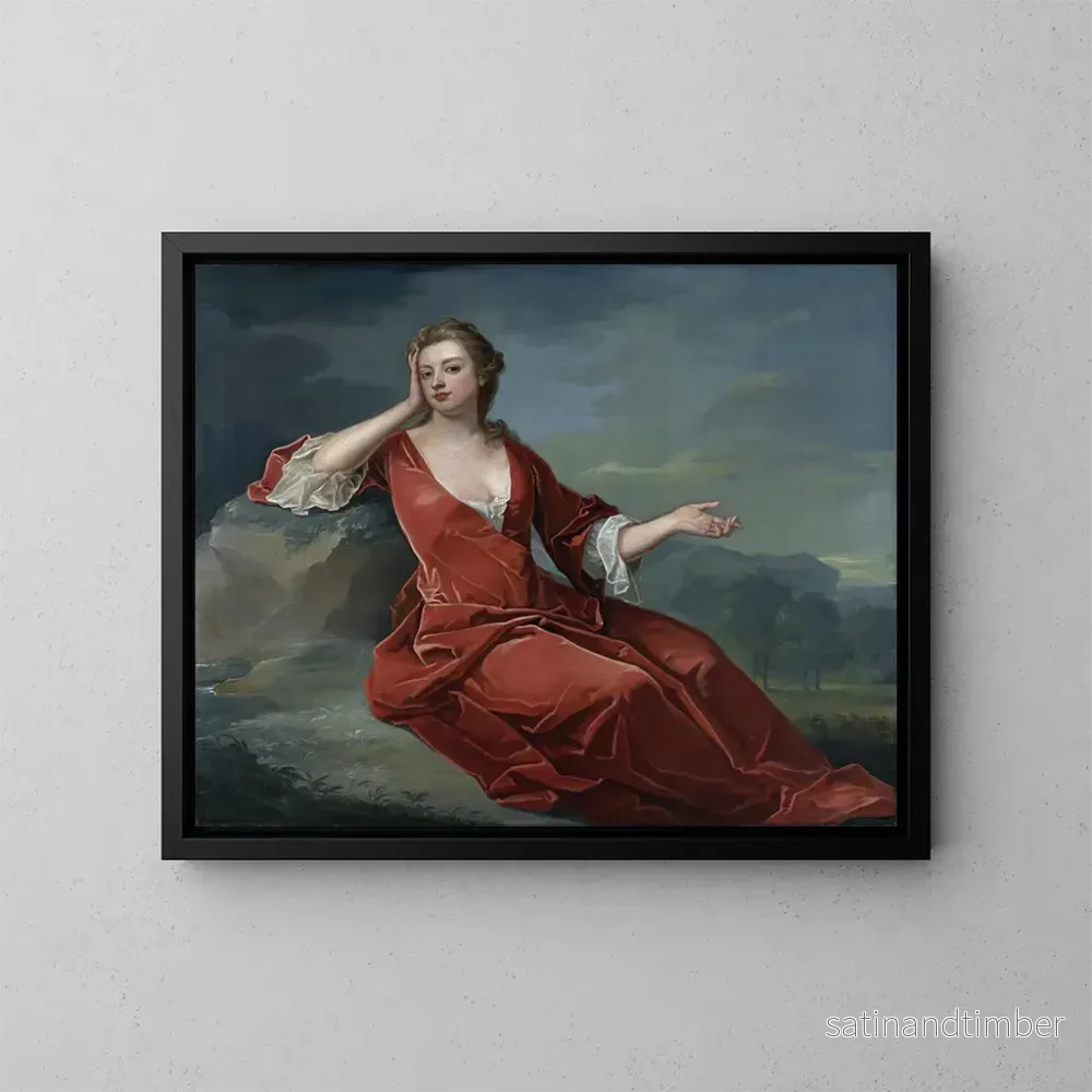 Reproduktion av målningen Duchesse de Marlborough Sarah - Charles Jervas