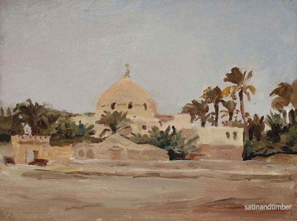 Reproduktion av målningen av Kairo till resan i Egypten - Jan Cybis - Bild 2