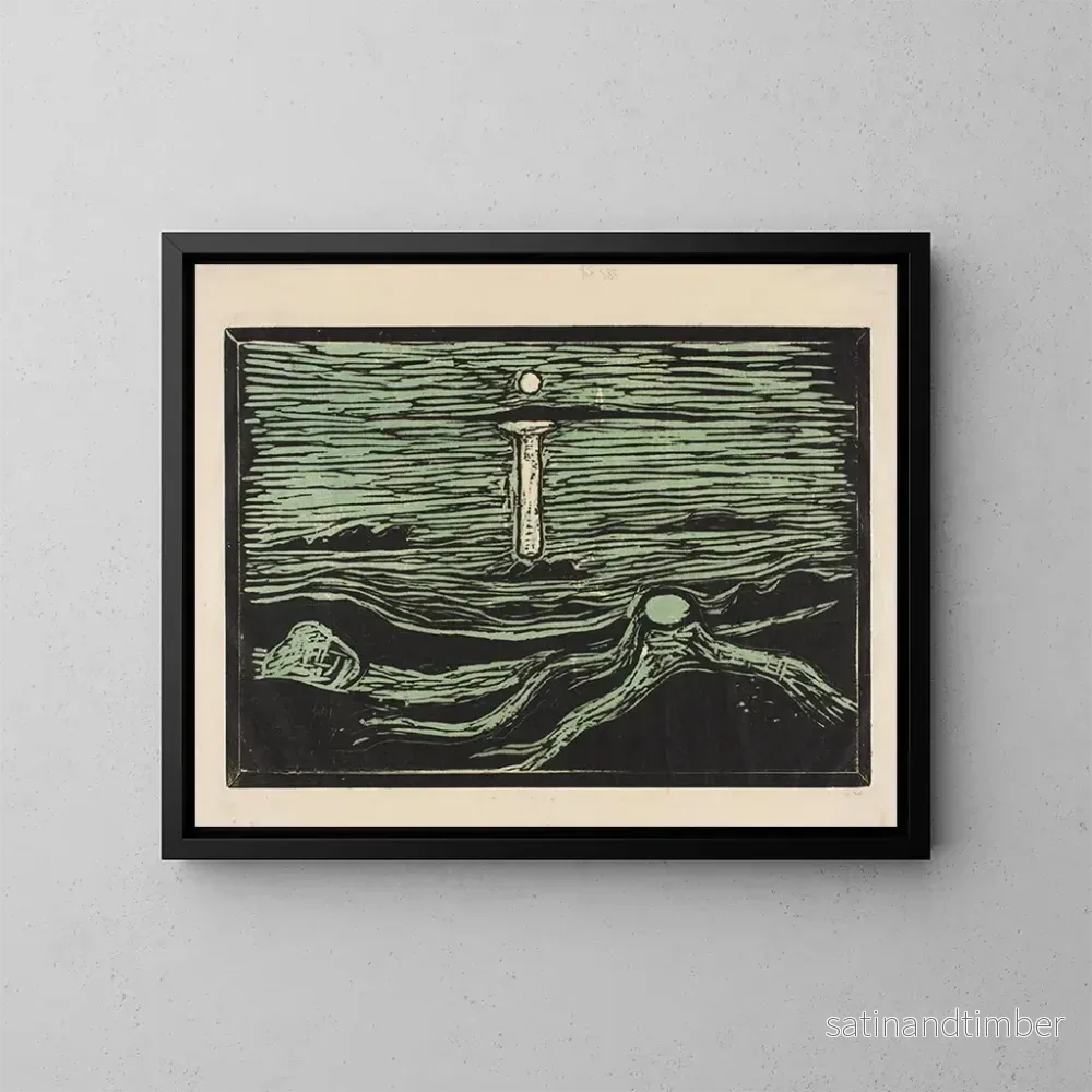 Reproduktion av målningen Rive mystique - Edvard Munch