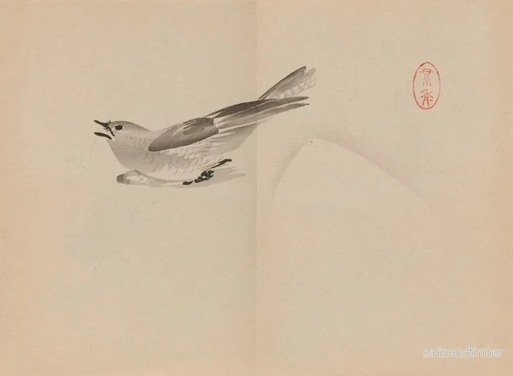 Reproduktion av målningen Keinen shugajō Pl53 - Imao Keinen - Bild 2