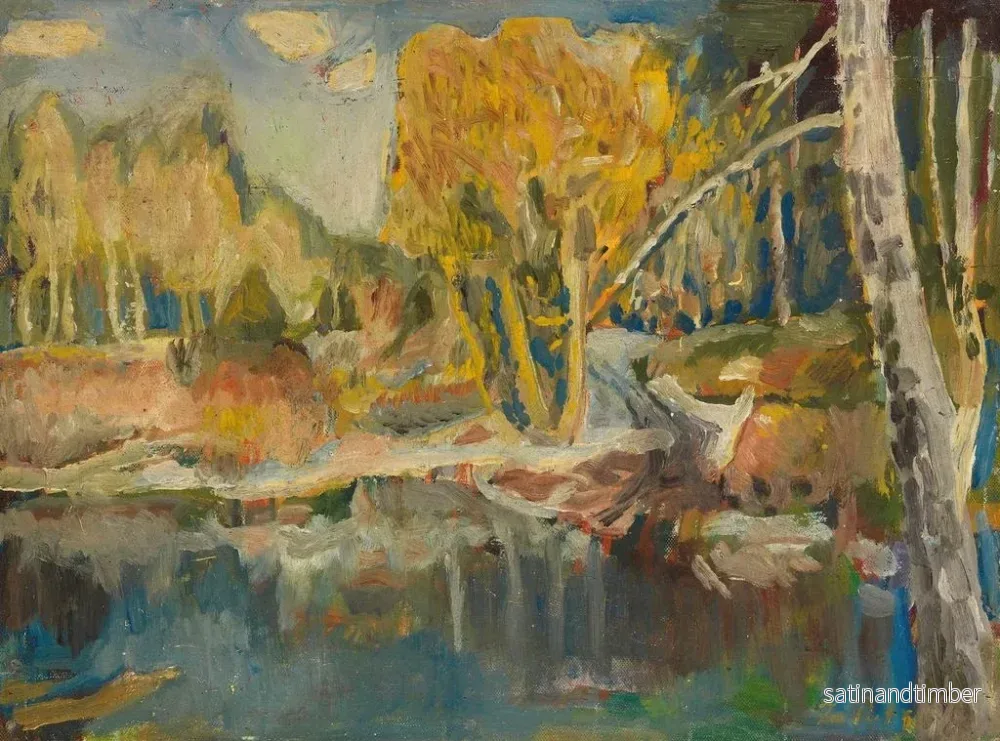 Reproduktion av målningen Landskap - Leo Putz - Bild 2
