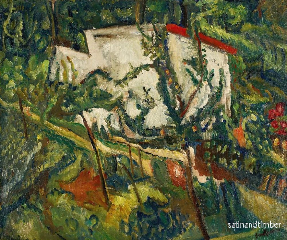 Reproduktion av målningen Maison de Clamart - Chaïm Soutine - Bild 2