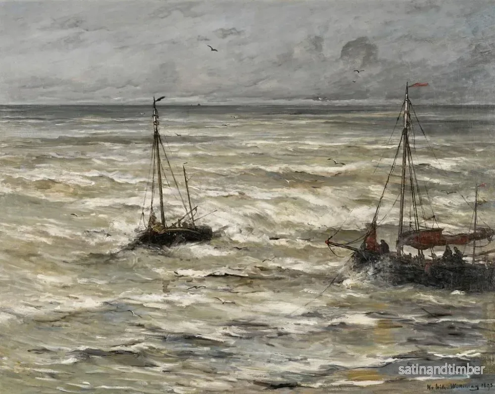 Reproduktion av målningen En mer - Hendrik Willem Mesdag - Bild 2
