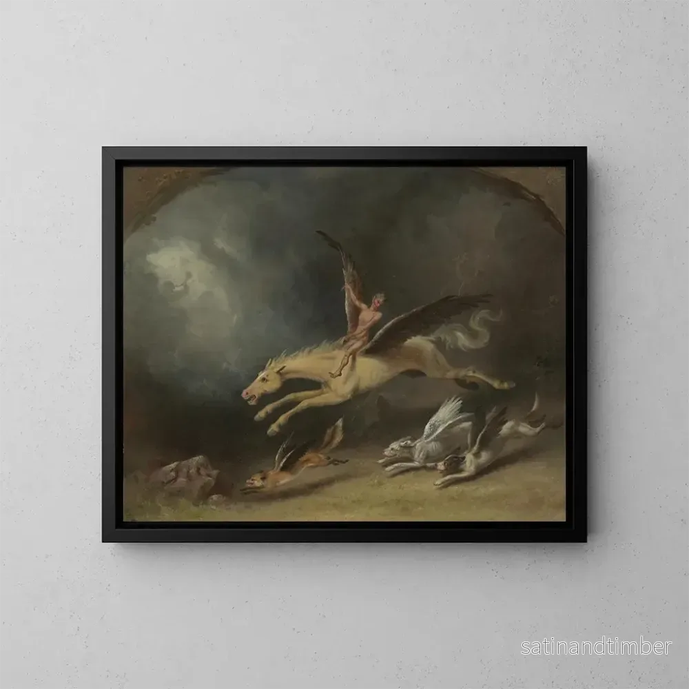 Reproduktion av målningen Le rêve des chasseurs de renards - William Holbrook Beard